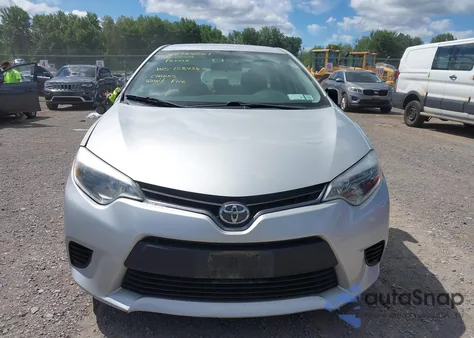 2016 Toyota Corolla Le z USA, uszkodzony, nr VIN 2T1BURHE0GC644518